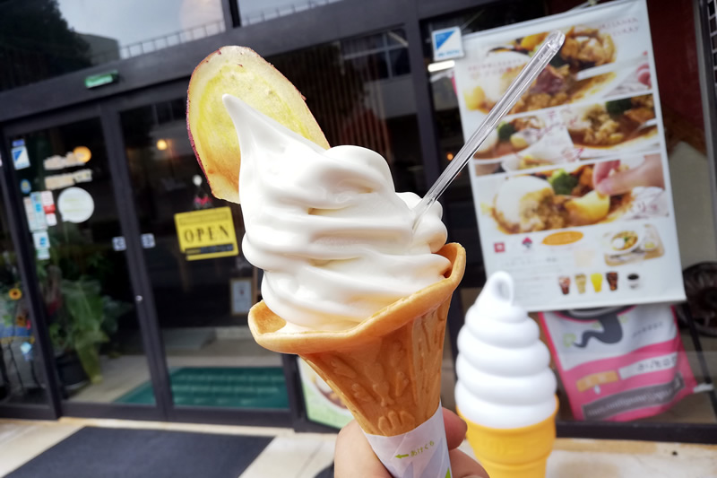 うなぎいもソフトクリーム