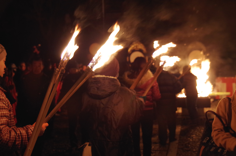 可睡斎 秋葉の火祭り