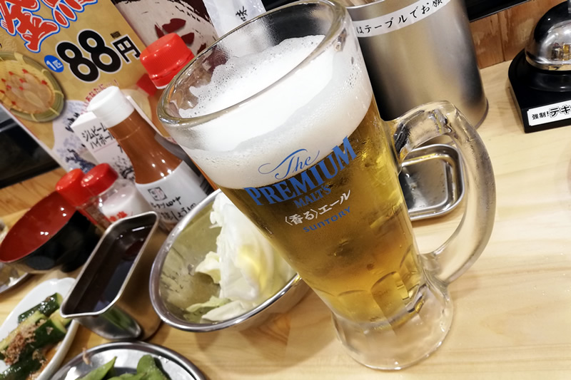 串カツ田中 浜松モール街店 ビール