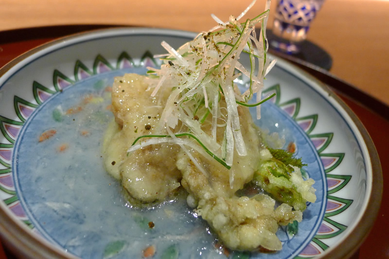 彩席かわかみ 浜名湖産の牡蠣のあんかけ